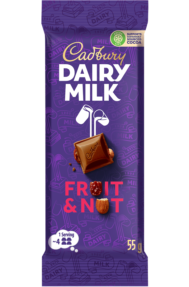 Cadbury Dairy Milk Fruit & Nut 55g