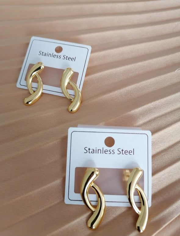 Intertwined Stainless Steel Earring