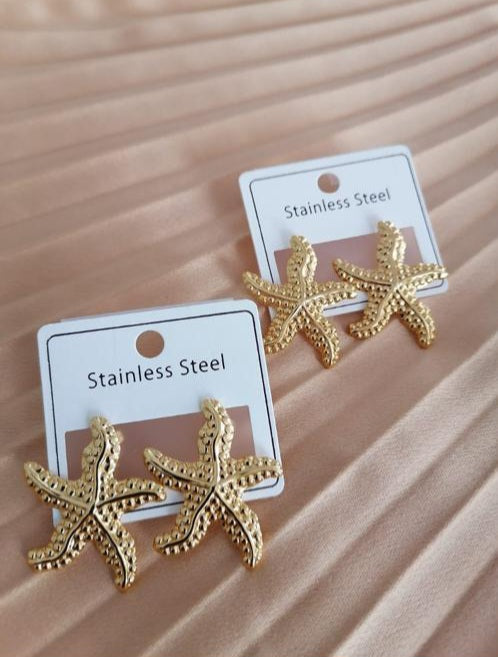 Starfish Stainless Steel Earrings
