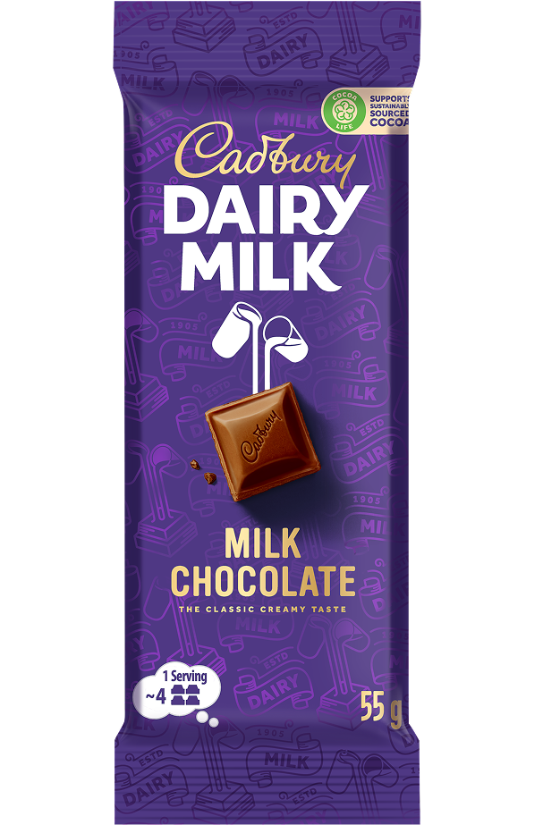 Cadbury Dairy Milk Chocolate 55g