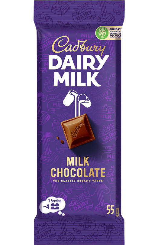 Cadbury Dairy Milk Chocolate 55g