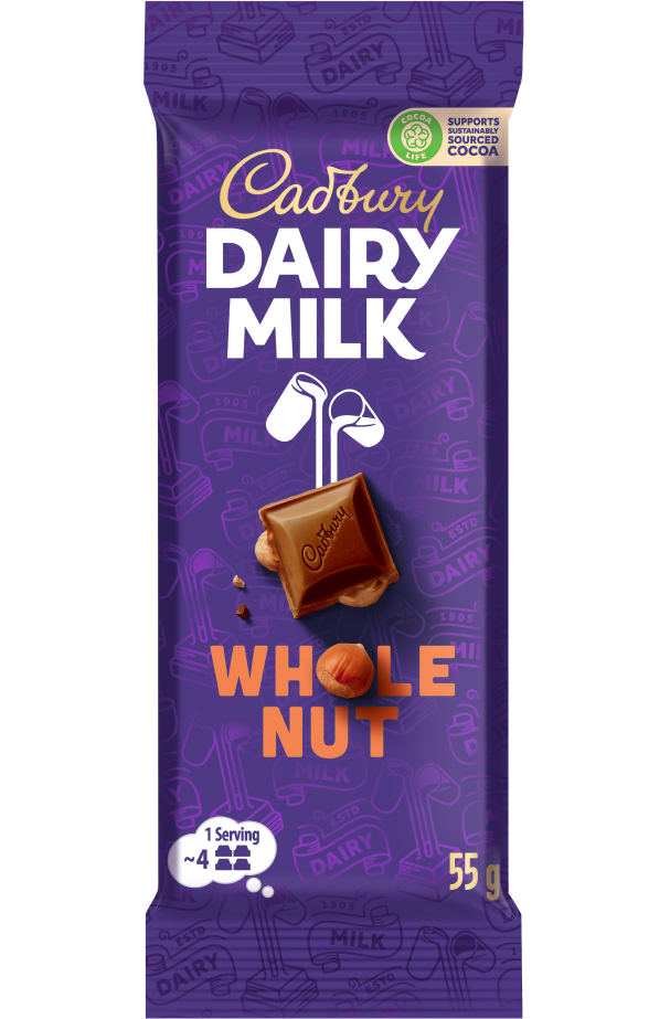 Cadbury Dairy Milk Wholenut 55g
