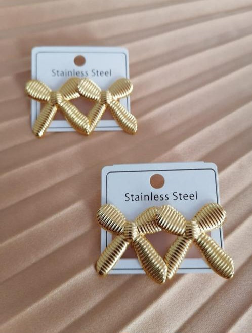 Bow Stainless Steel Earring