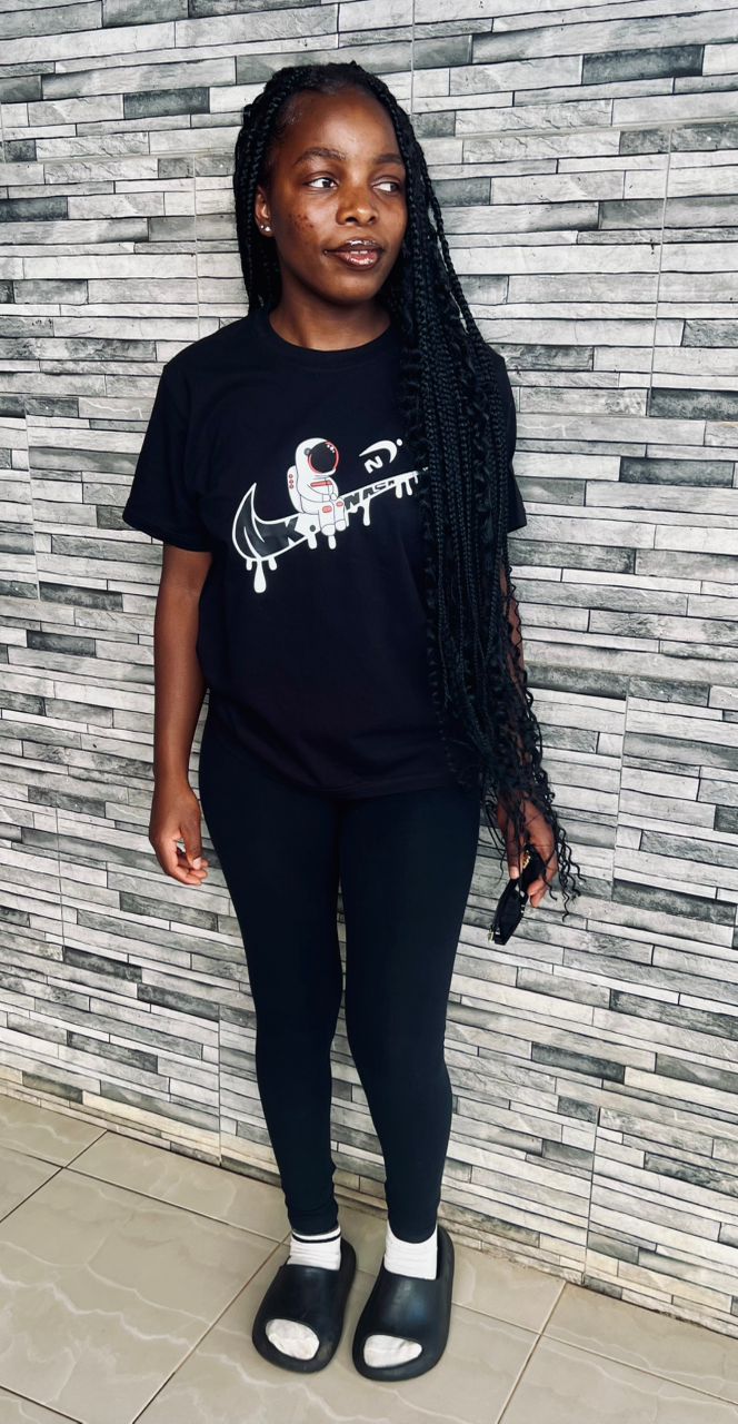 NASA Black T-Shirt (Cotton)